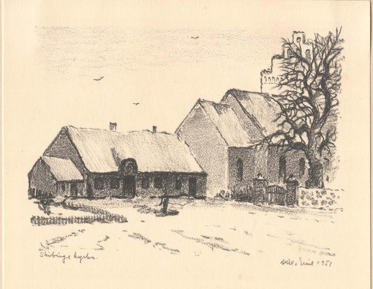 EMIL JOHANSSON-THOR. Skibinge kyrka 1951.