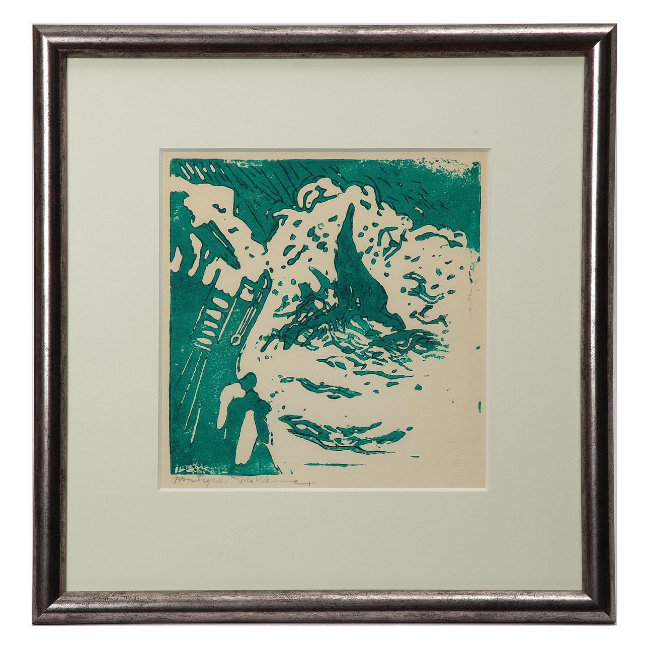 GOSTA WERNER. Lithograph, signed.