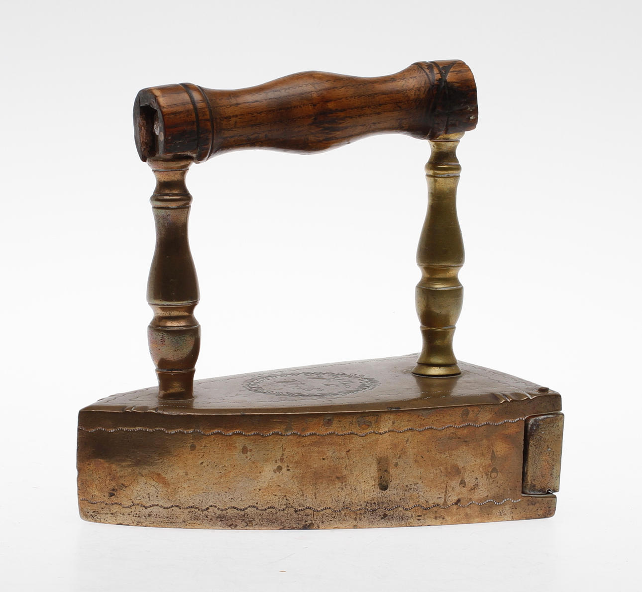 BRÖLLOPSSTRYKJÄRN tidigt 1800-tal.