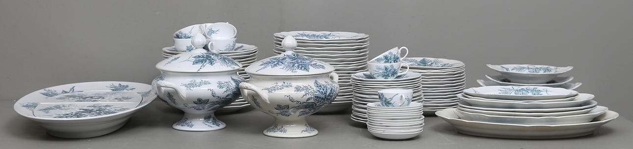 SERVIS, flintgods, "Vineta", Rörstrand, 1900-talets första hälft.