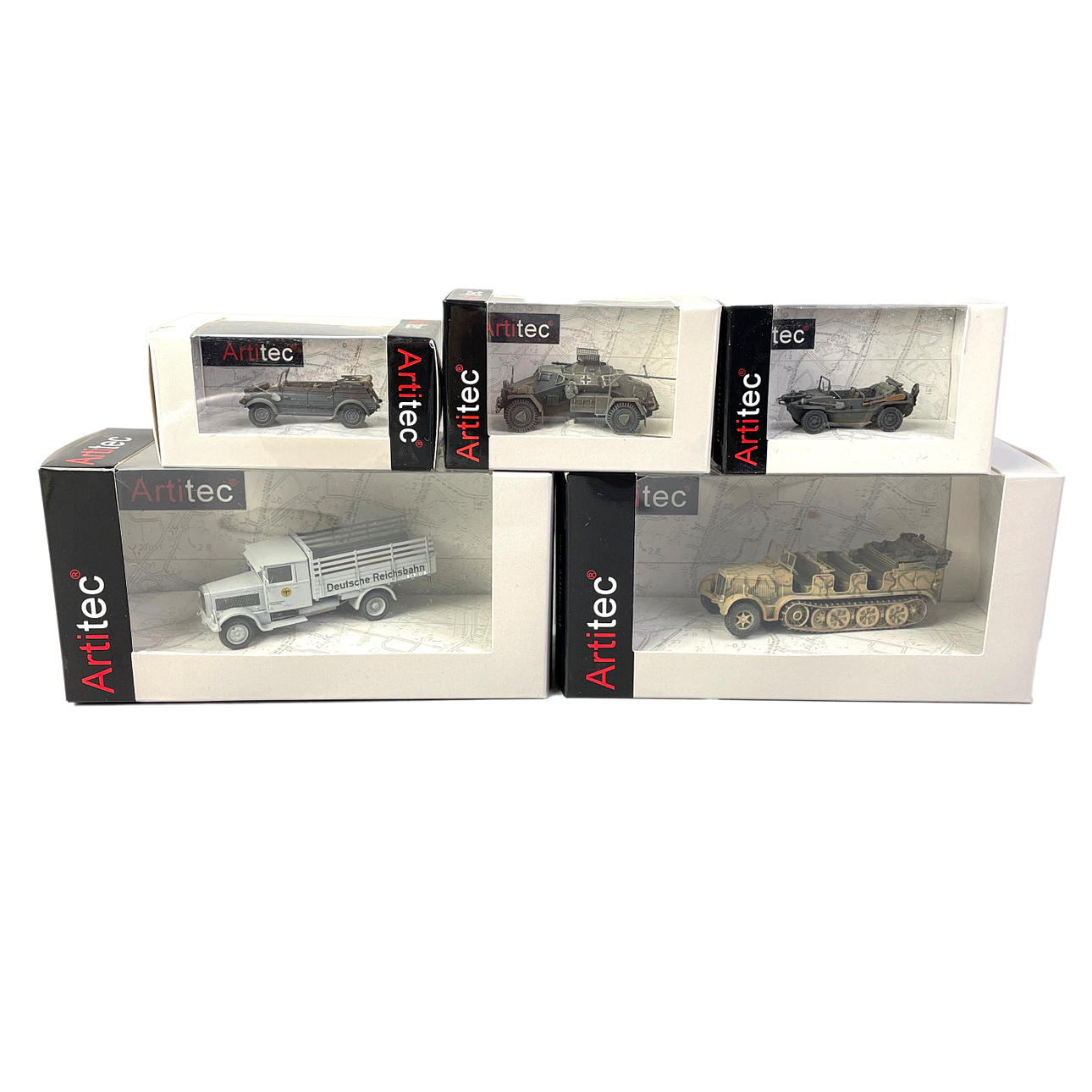 ARTITEC, ARMORED VEHICLES, 5pcs Scala 1:87.