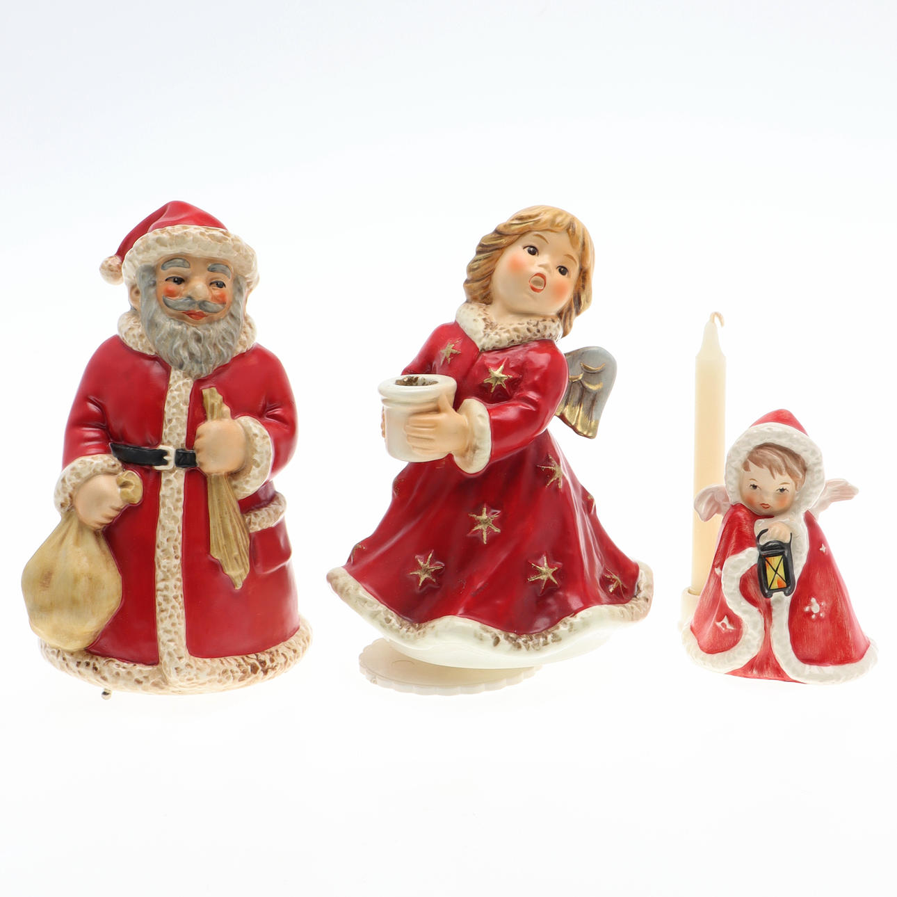 TOMTE & ÄNGLAR, 3 st, Goebel.