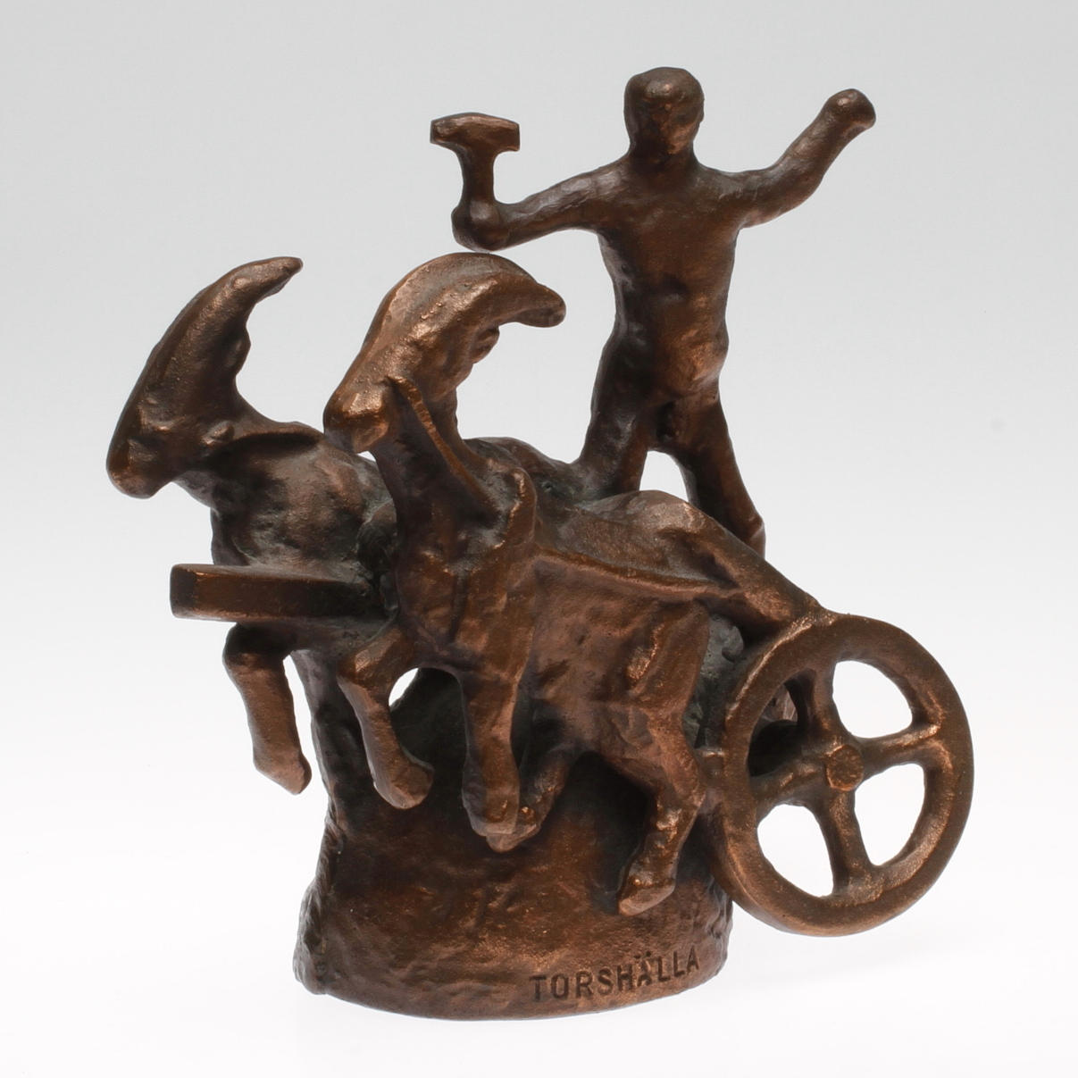 ALLAN EBELING. Skulptur, brons, signerad AE och daterad 67.