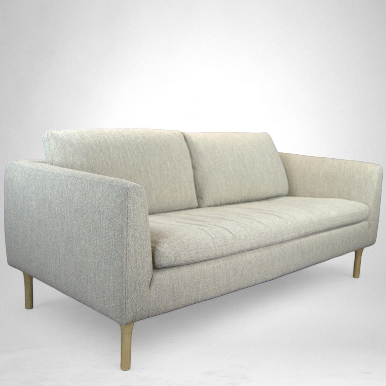SOFA, „Farris“, 3-personers, polstret grå-beige type, Ilva.
