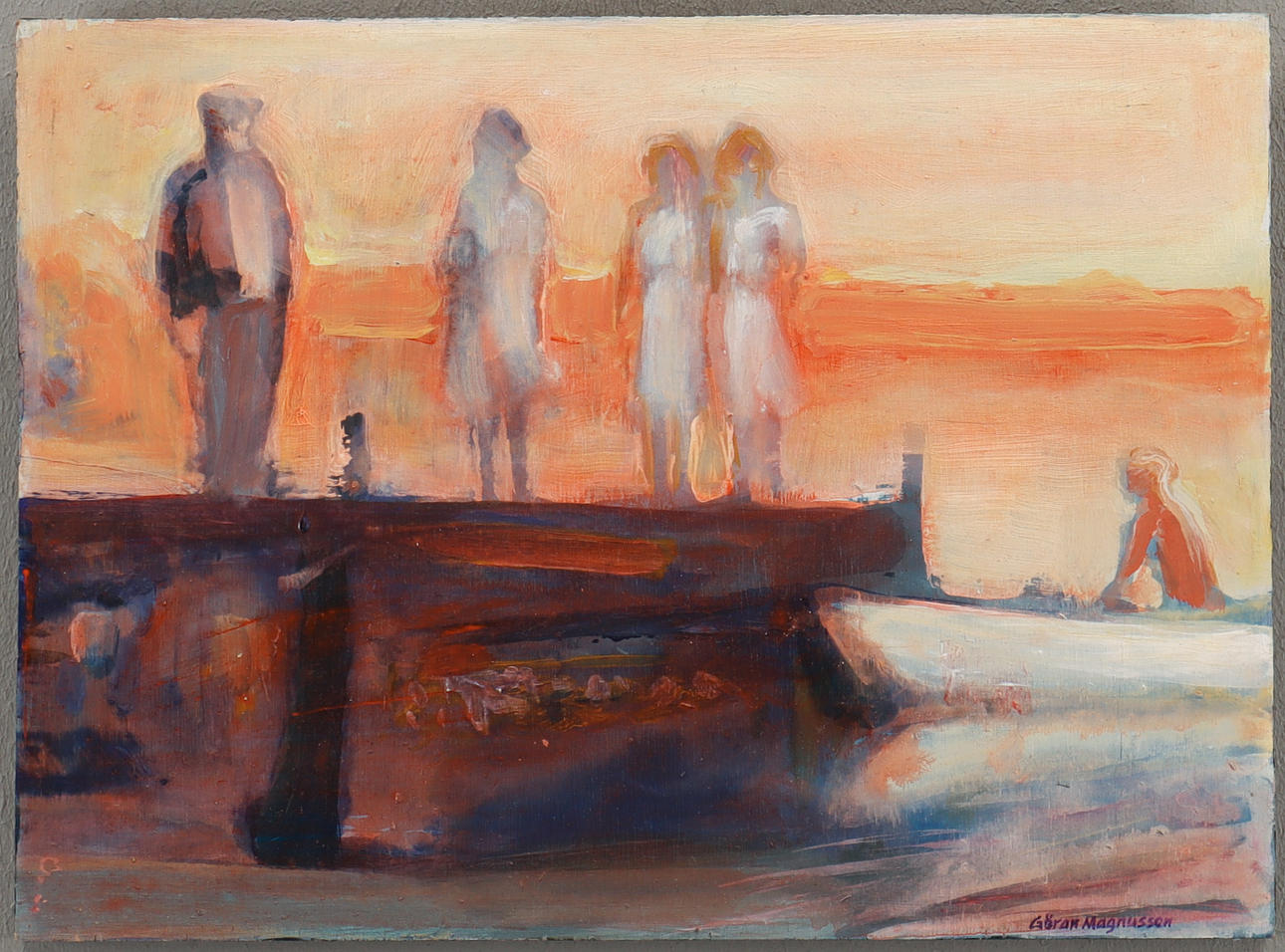 GÖRAN MAGNUSSON. "På Bryggan".