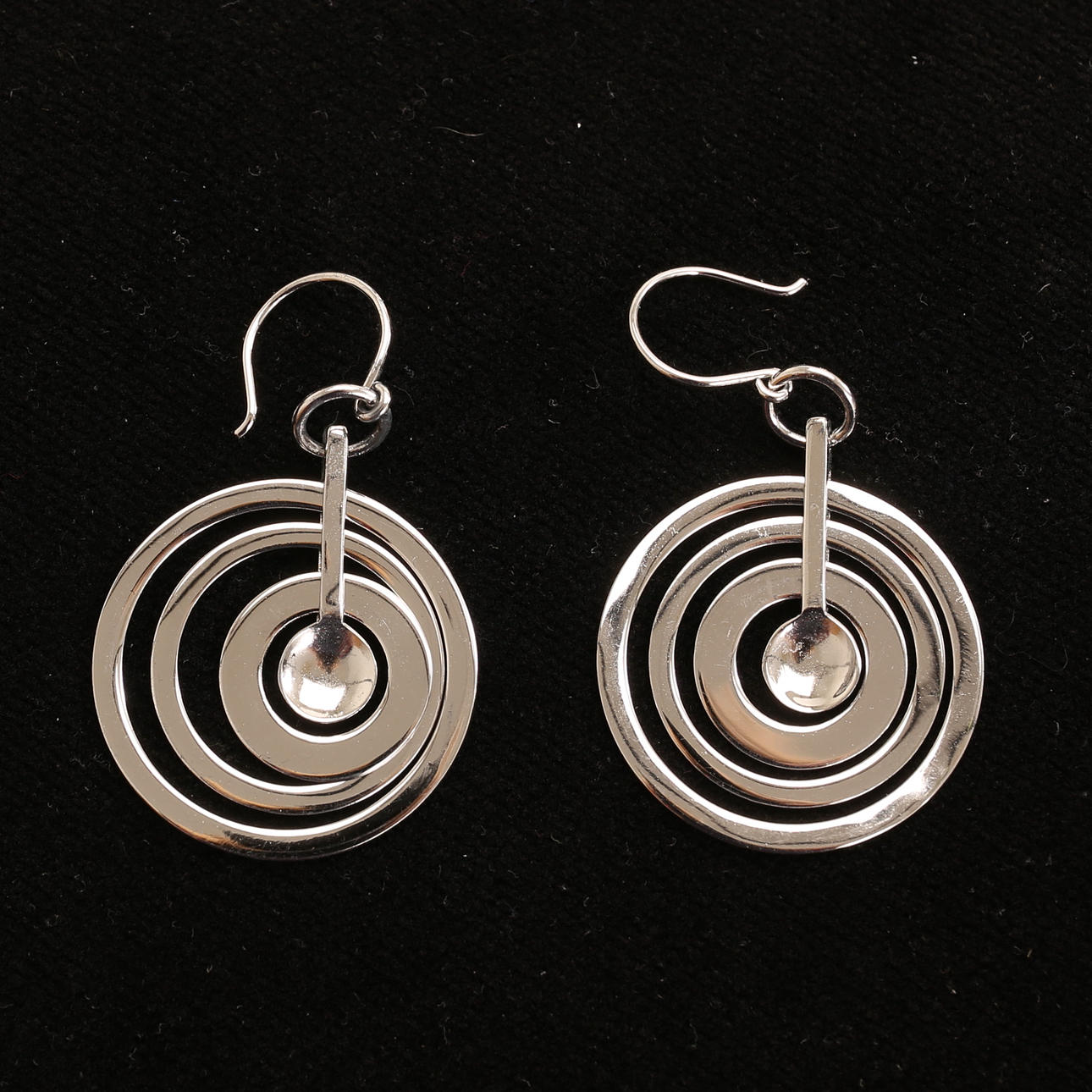 TAPIO WIRKKALA. Earrings, a pair, sterling silver, Silvermoon.