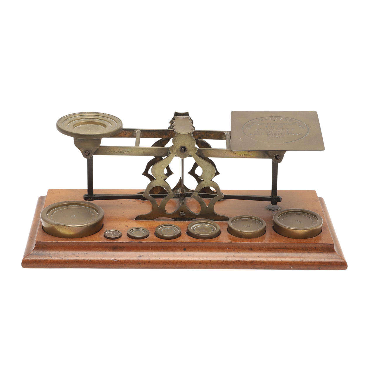 ANTIQUE POSTAL SCALES & WEIGHTS.