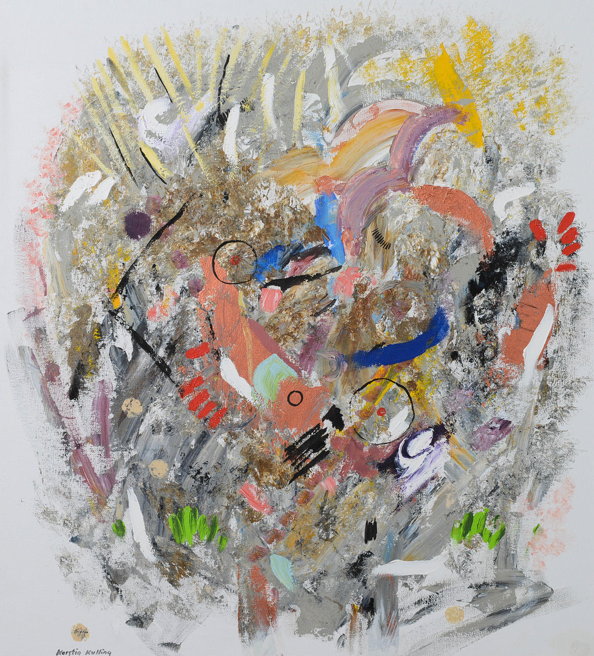 KERSTIN KULLING. “Mona”, oil on canvas, signed and dated 1994.