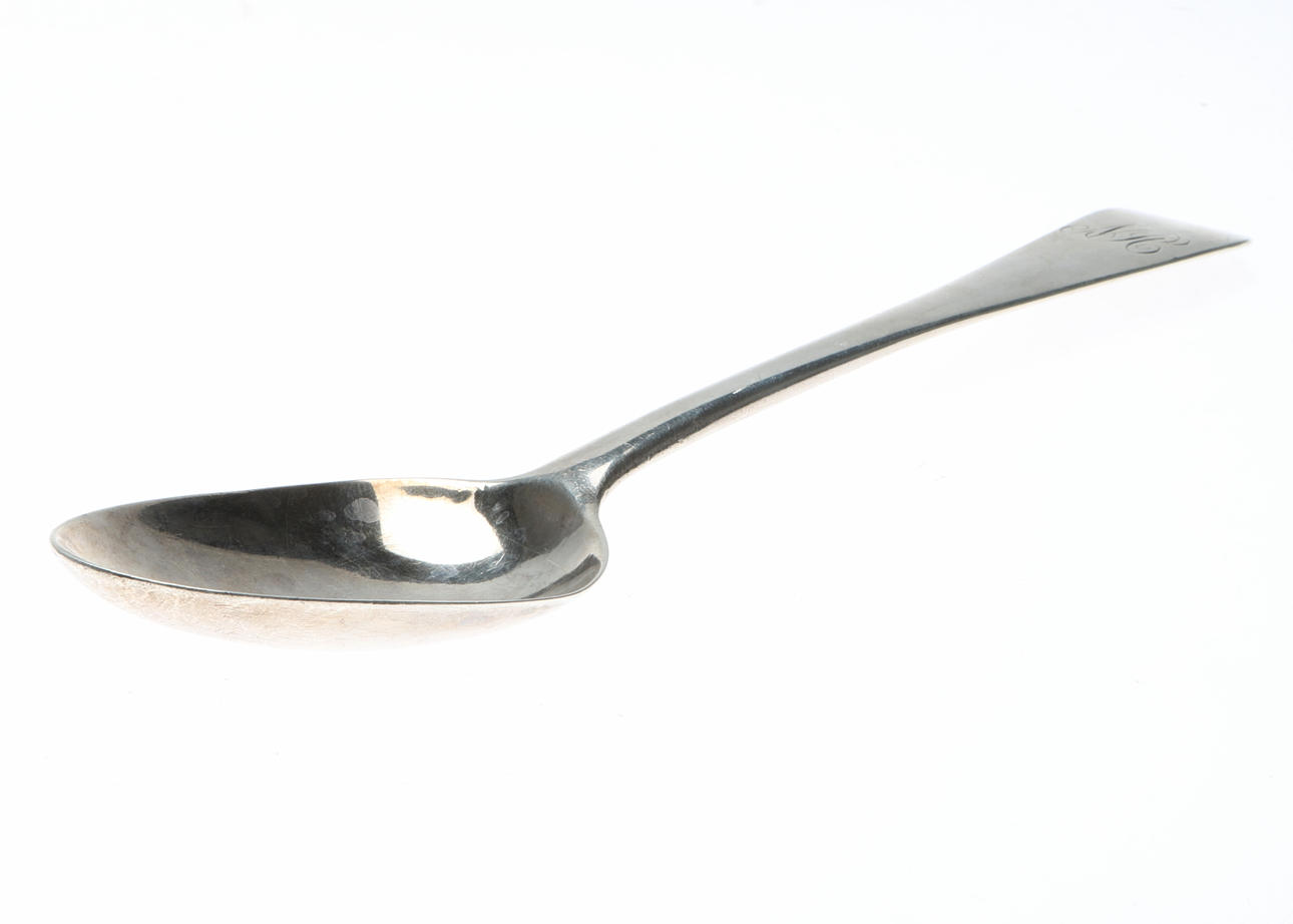 RÅTTSVANSSKED, silver, England, troligen tidigt 1700-tal.