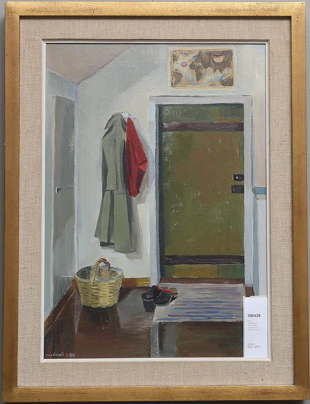 INGA NORDWALL. Olja på duk, signerad och daterad -52.