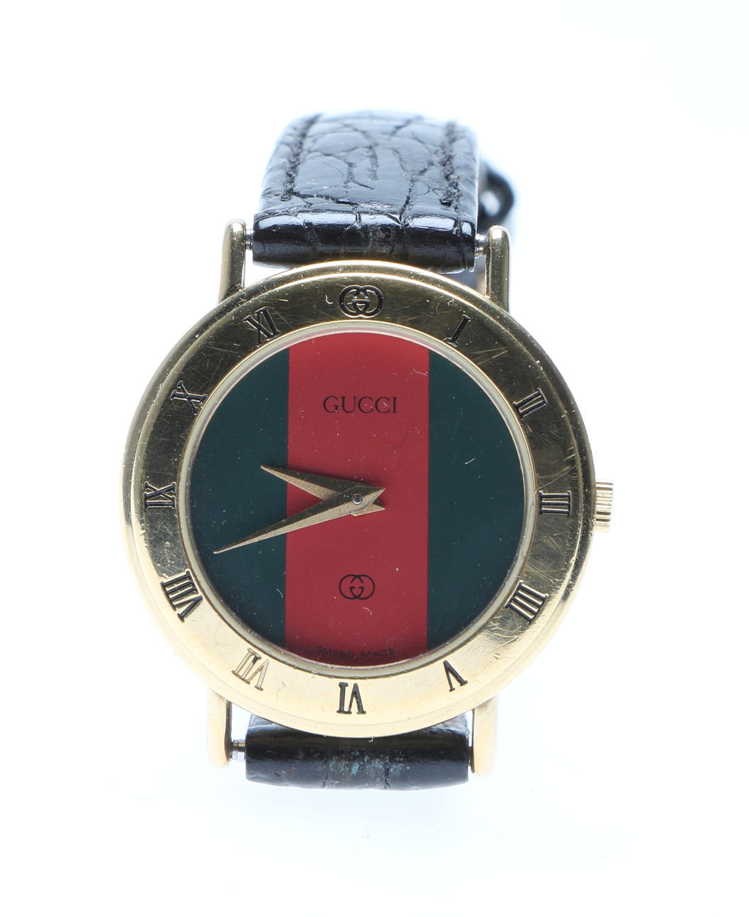 DAMARMBANDSUR, Gucci, gulddoublé, 1900-talets andra hälft.