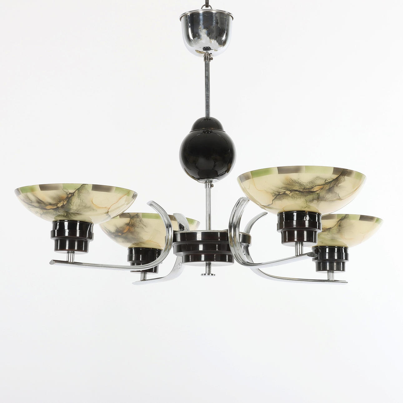 A ceiling pendant, Art Deco, 1930s.