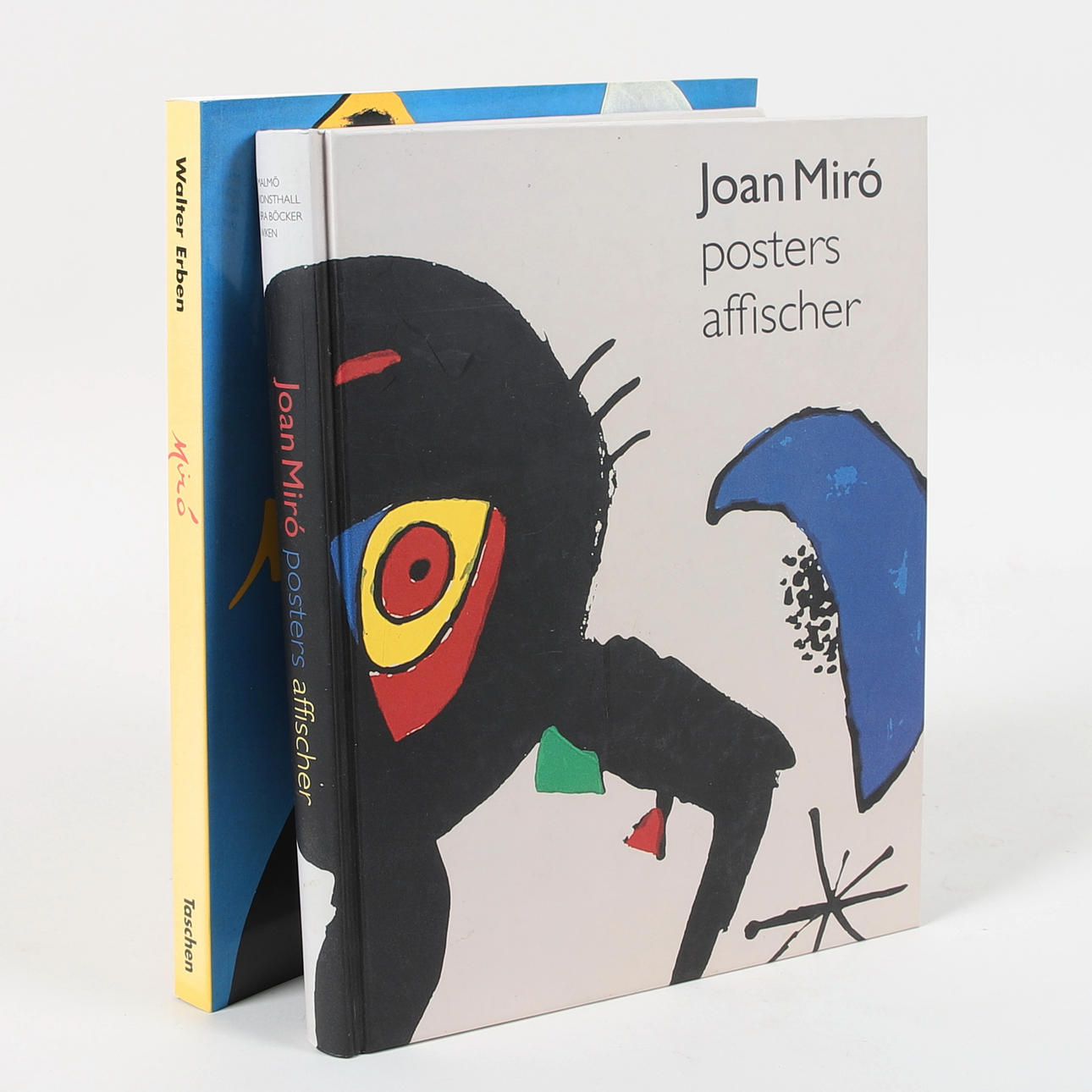 JOAN MIRÓ. Konstnärsböcker, 2 st, bl.a. Posters affischer.