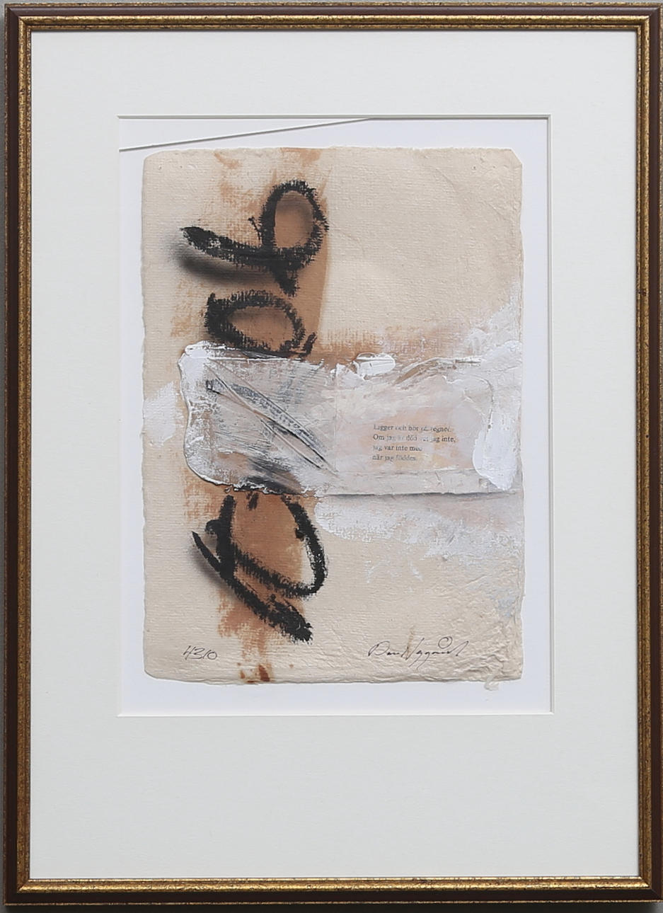 DAN NYGÅRD. blandteknik, signerad.