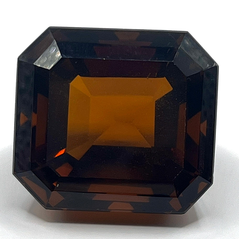 Citrine — 180.94 ct, GFCO GEM LAB certificate.