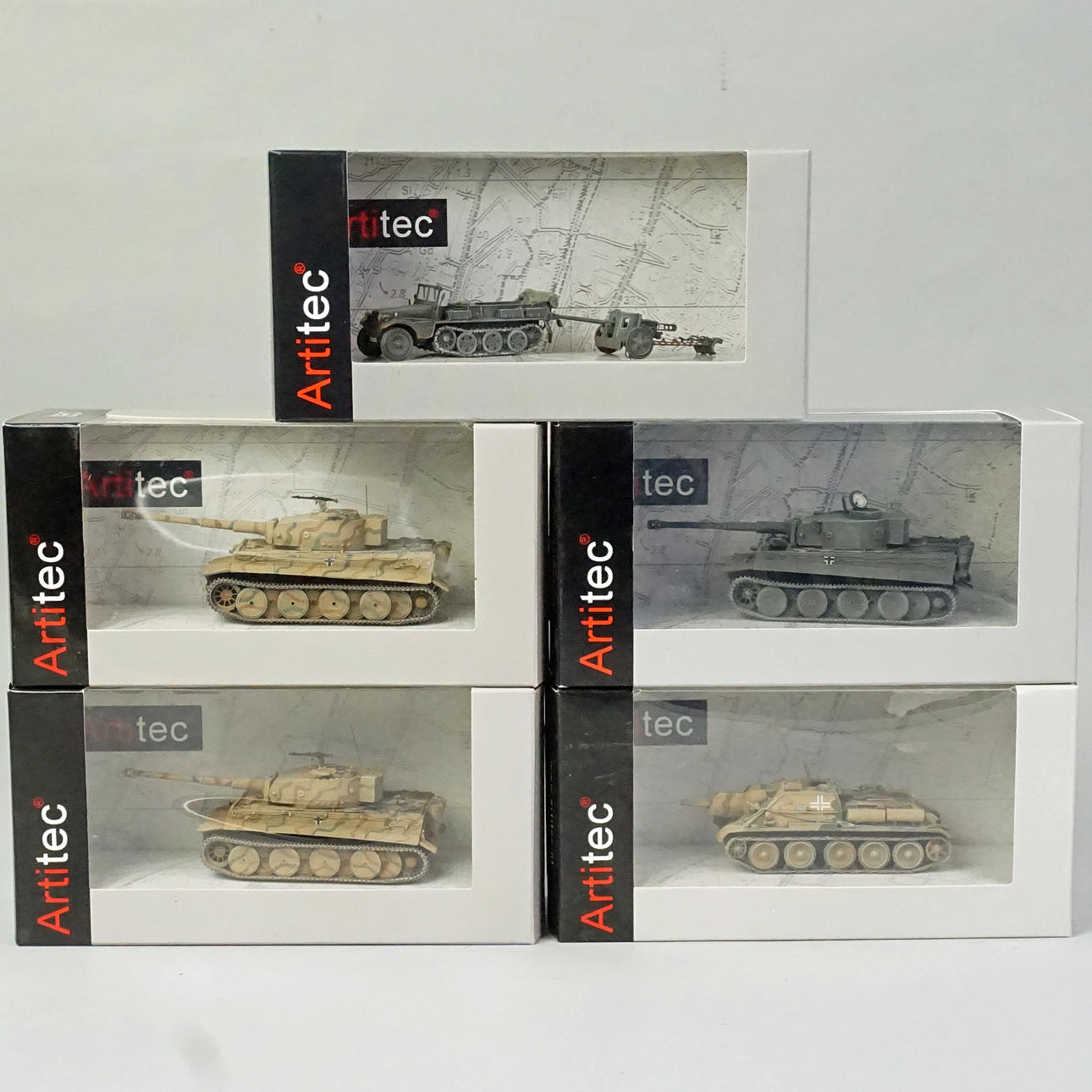 ARTITEC, ARMORED VEHICLES, 5pcs, Scala 1:87.