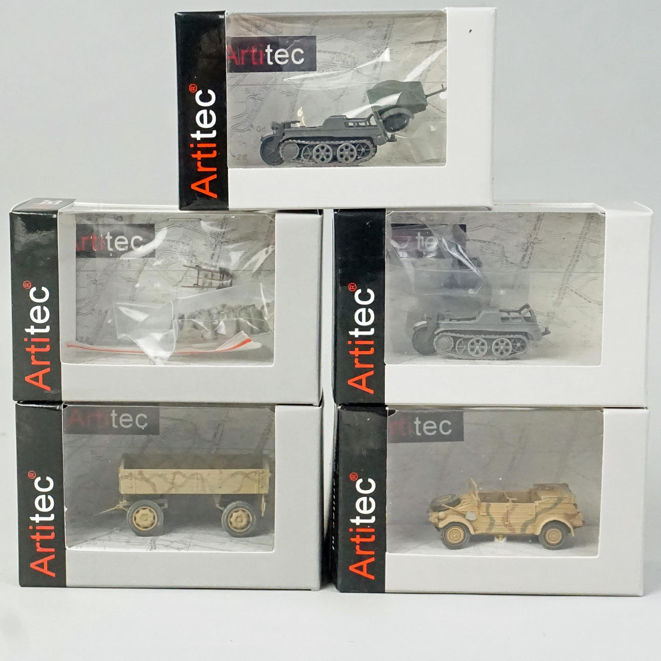 ARTITEC, ARMORED VEHICLES, 5pcs Scala 1:87.