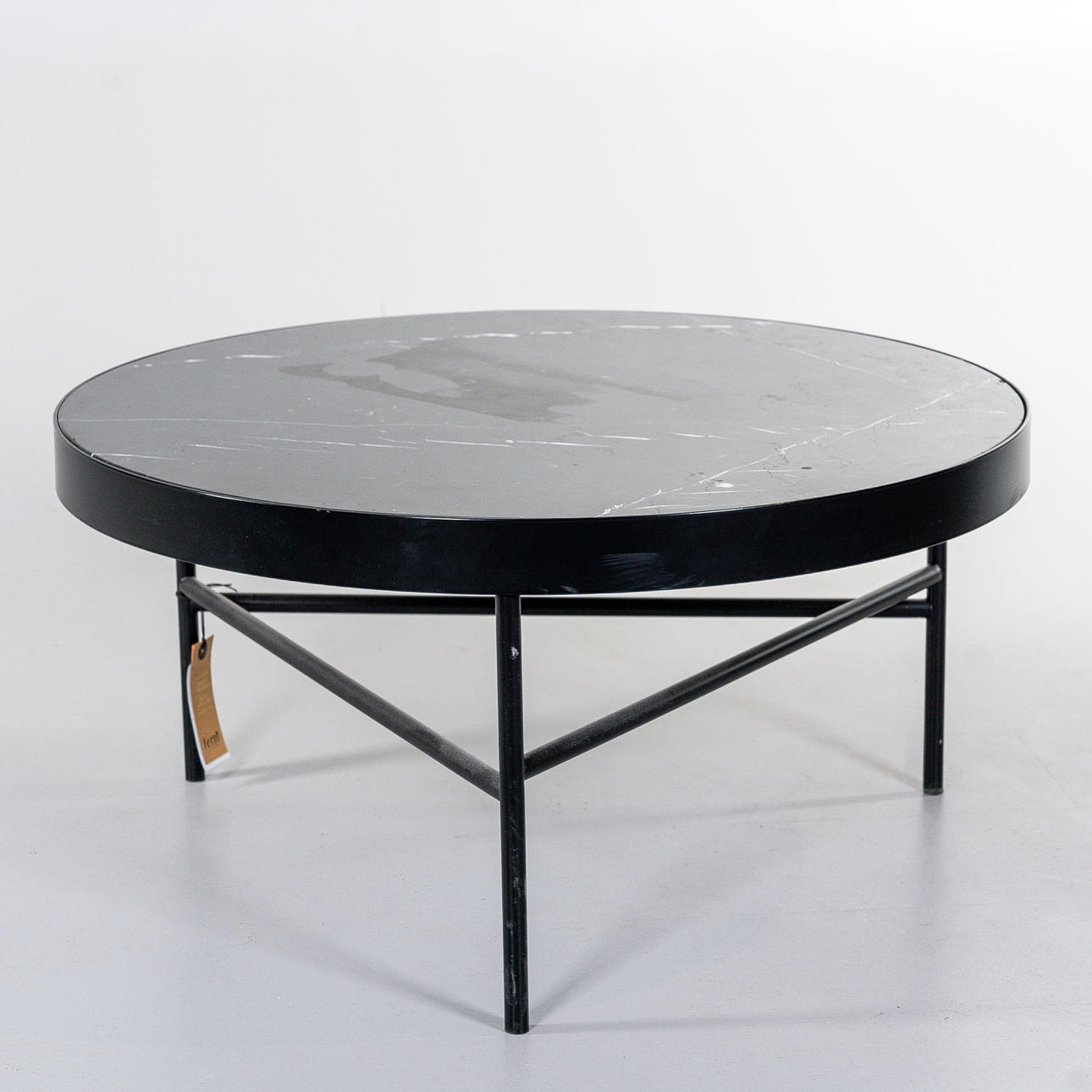 FERM LIVING. Marmor sofabord stort, sort.
