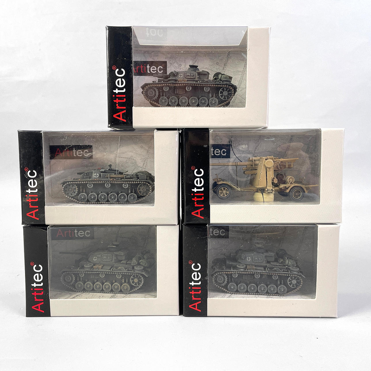 ARTITEC, ARMORED VEHICLES, 5pcs, Scala 1:87.