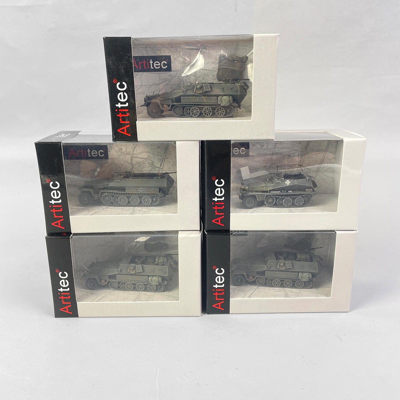 ARTITEC, ARMORED VEHICLES, 5pcs, Scala 1:87.