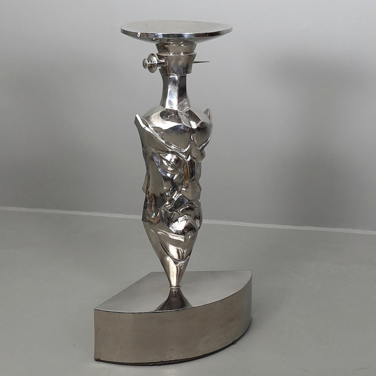 TRÄDGÅRDSFONTÄN, rostfritt stål.