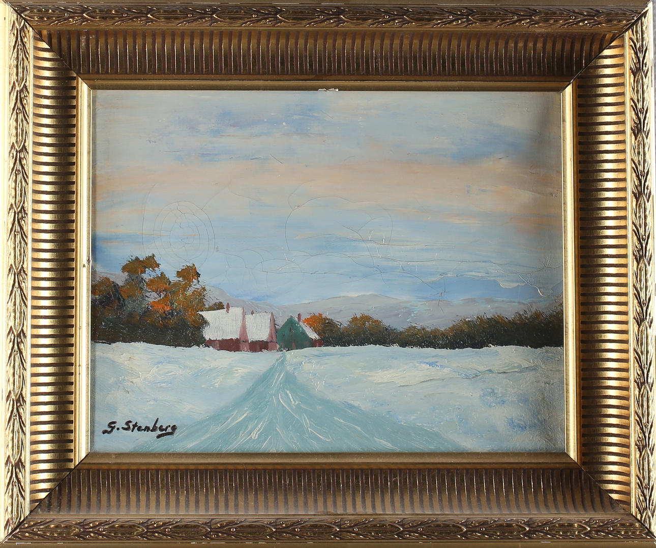 GUNNAR STENBERG. Kustlandskap, 3 st, olja på duk, signerade.