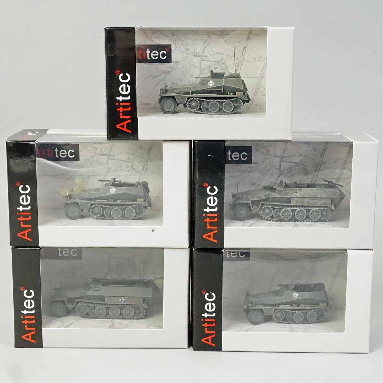 ARTITEC, ARMORED VEHICLES, 5pcs, Scala 1:87.