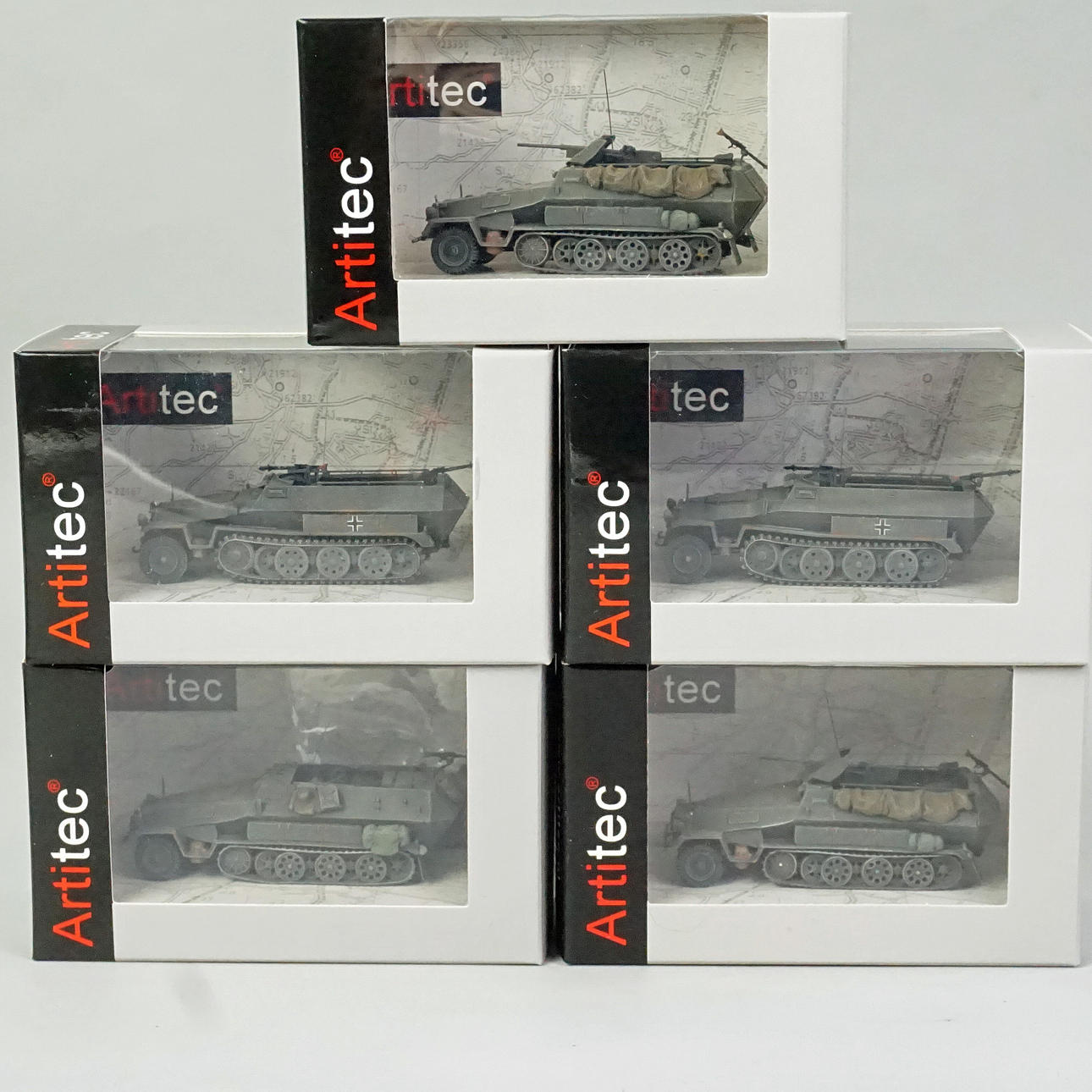 ARTITEC, ARMORED VEHICLES, 5pcs, Scala 1:87.