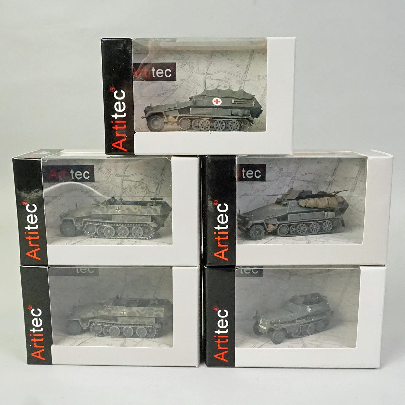 ARTITEC, ARMORED VEHICLES, 5pcs, Scala 1:87.
