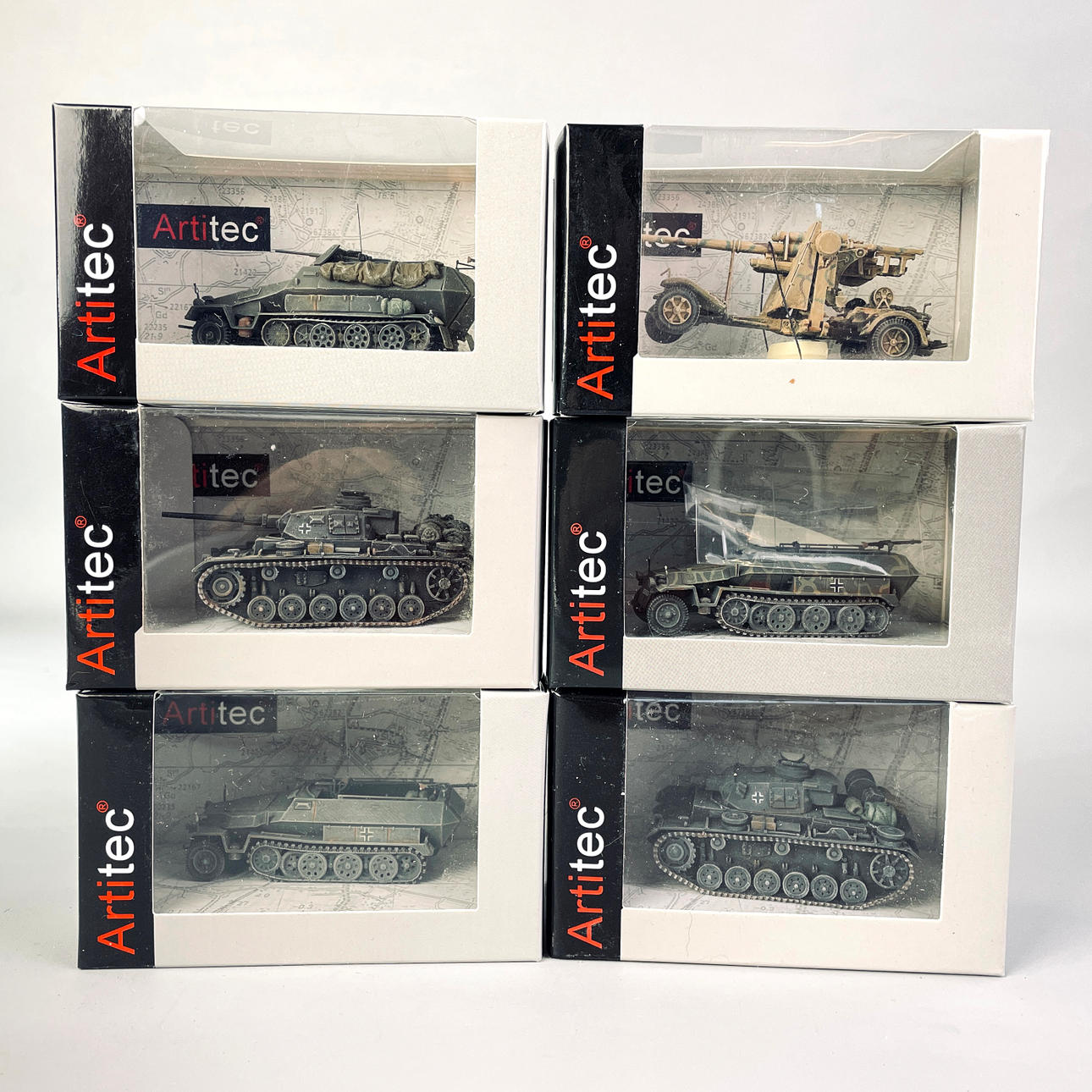 ARTITEC, ARMORED VEHICLES, 6pcs, Scala 1:87.