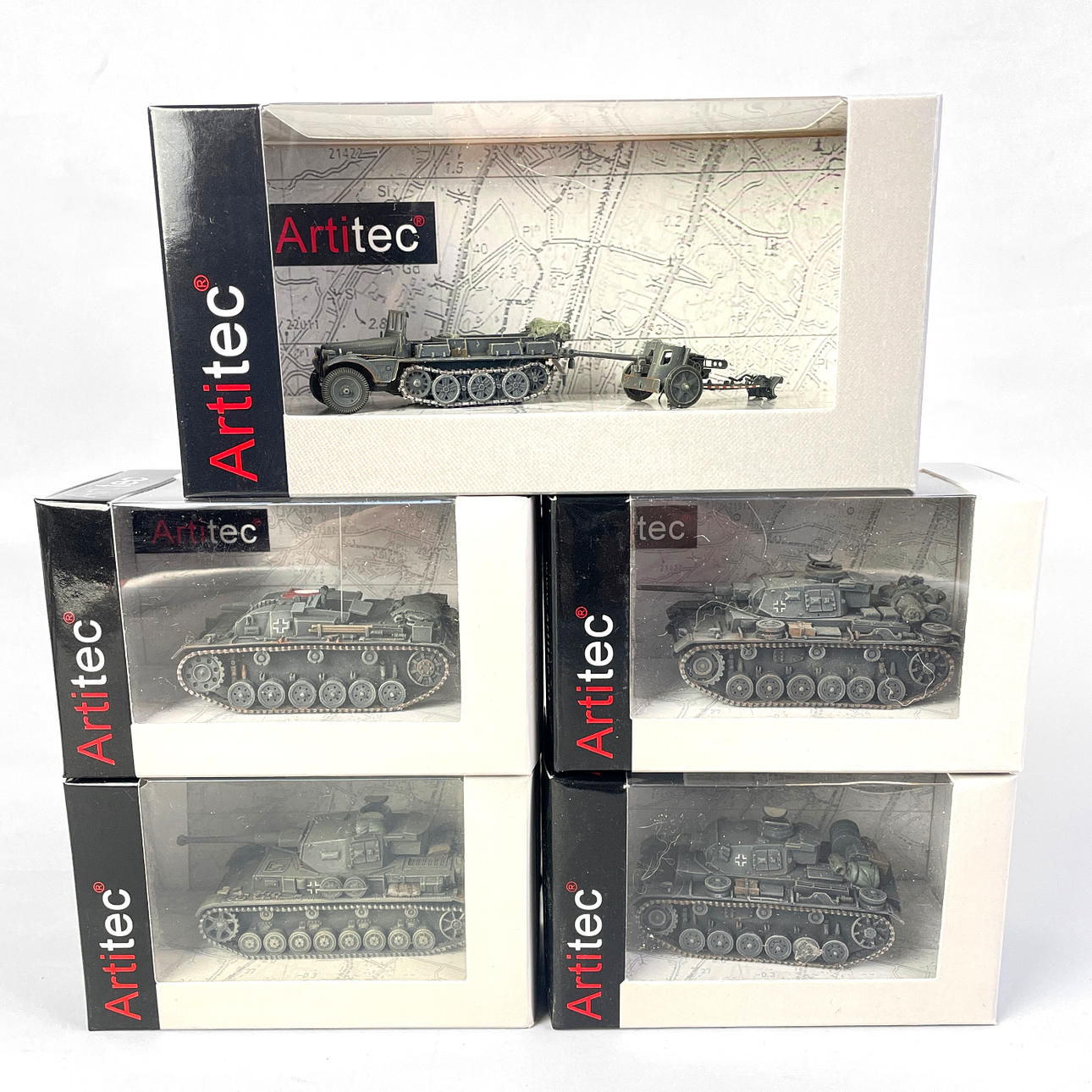 ARTITEC, ARMORED VEHICLES, 5pcs, Scala 1:87.