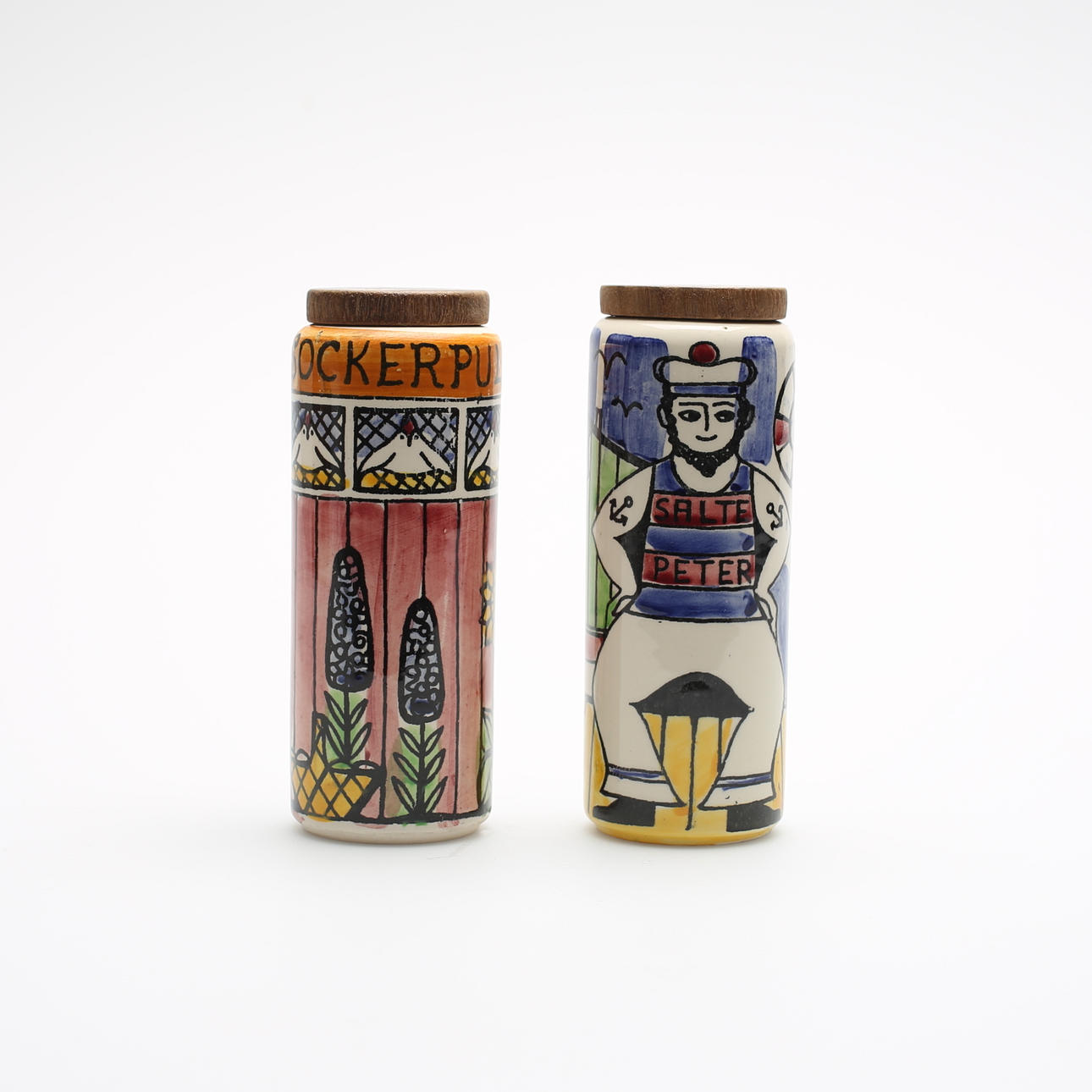 STÖARE, 2 st, flintgods, "Vår lilla stad", Anita Nylund, JIE Gantofta.