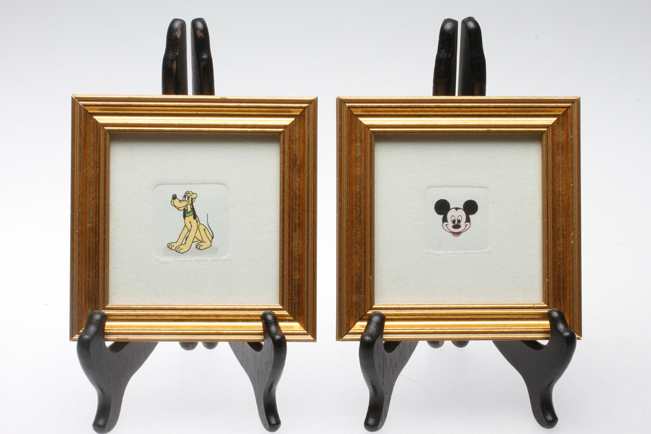 SOWA & REISER, WALT DISNEY. Etsningar, 2 st, signerade och numrerade.