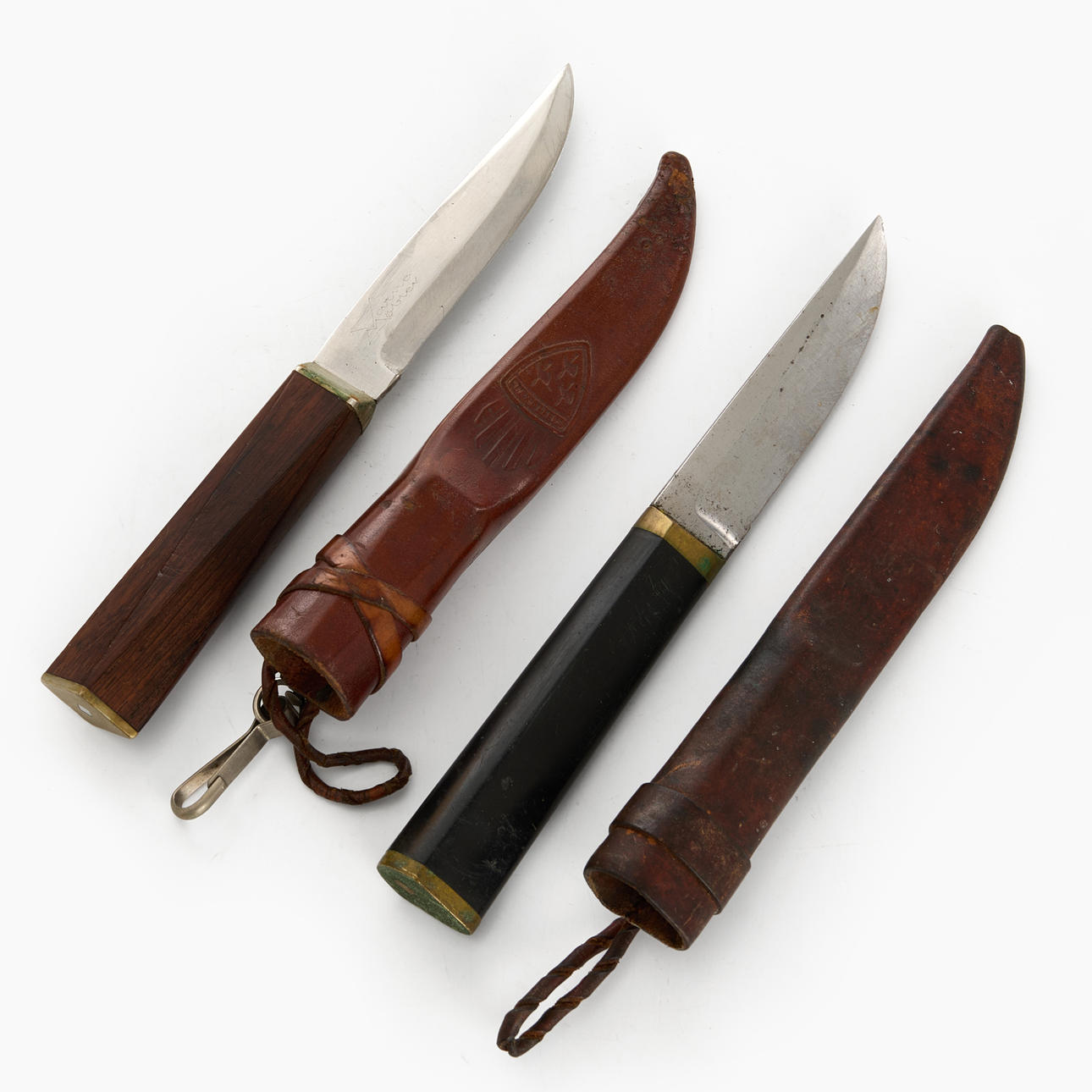 TWO KNIVES, Tapio Wirkkala for Hackman, Finland, respectively