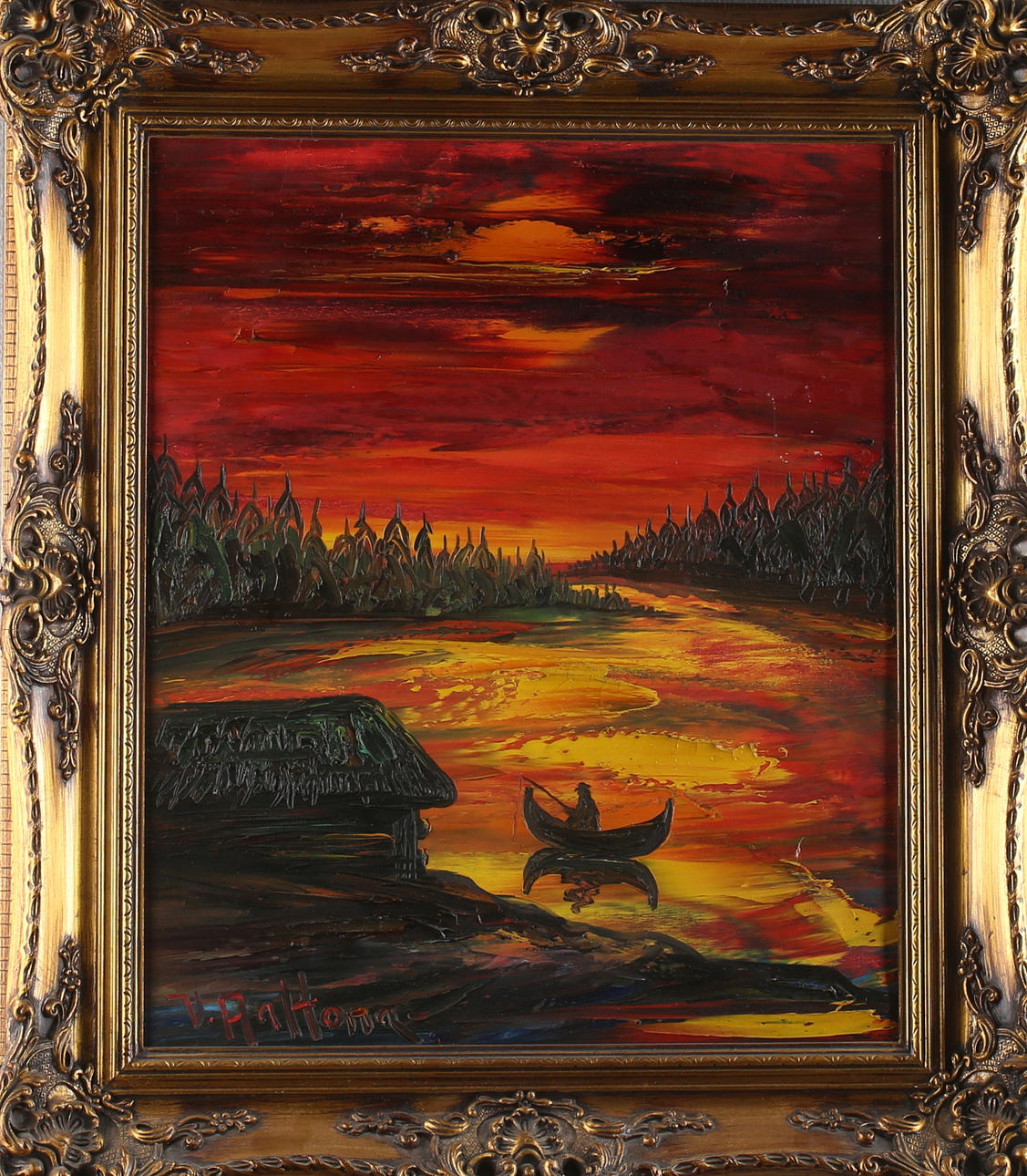 VEIKOO AALTONA. "Fiskare från Roslagen", olja på duk, signerad.