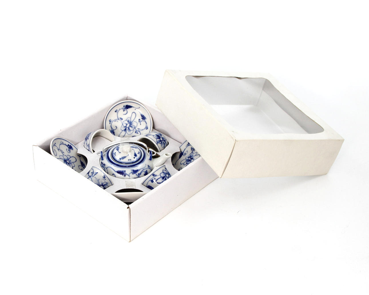 DOCKSERVIS, MUSSELMALET MÖNSTER, PORSLIN.