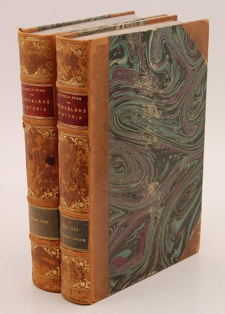 BERG, WILHELM. Bohusläns Historia. I-II.