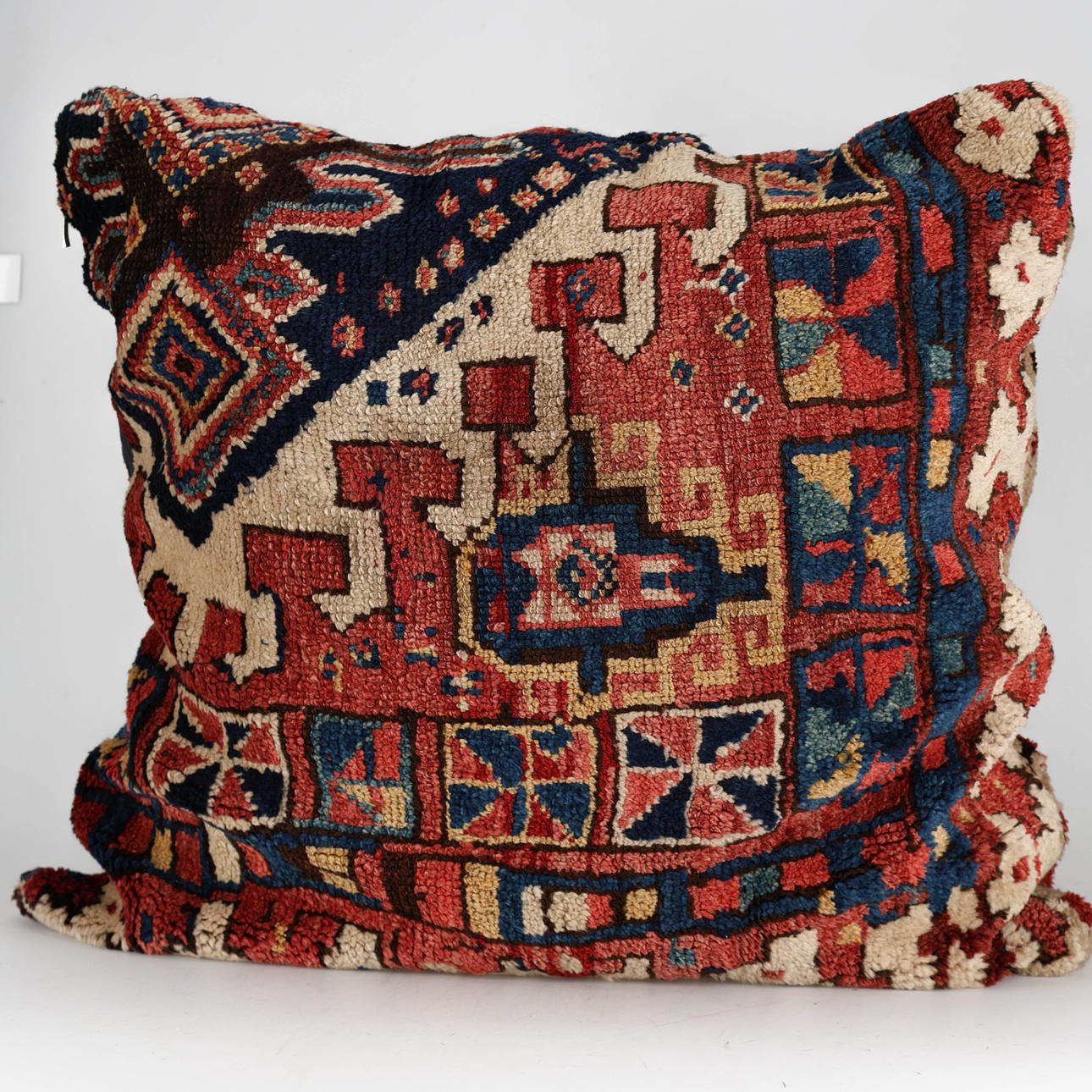 A cushion, antique, Caucasian, ca. 74x74 cm.