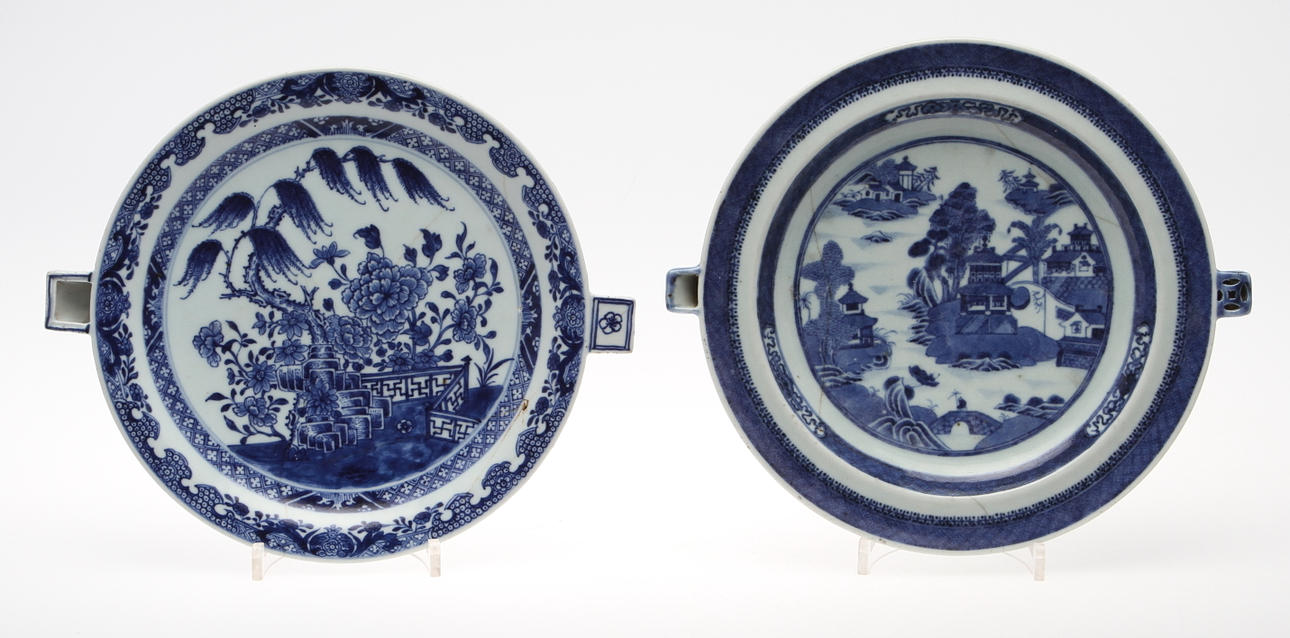 VÄRMEFAT, 2 st, Kina, 1700-tal.