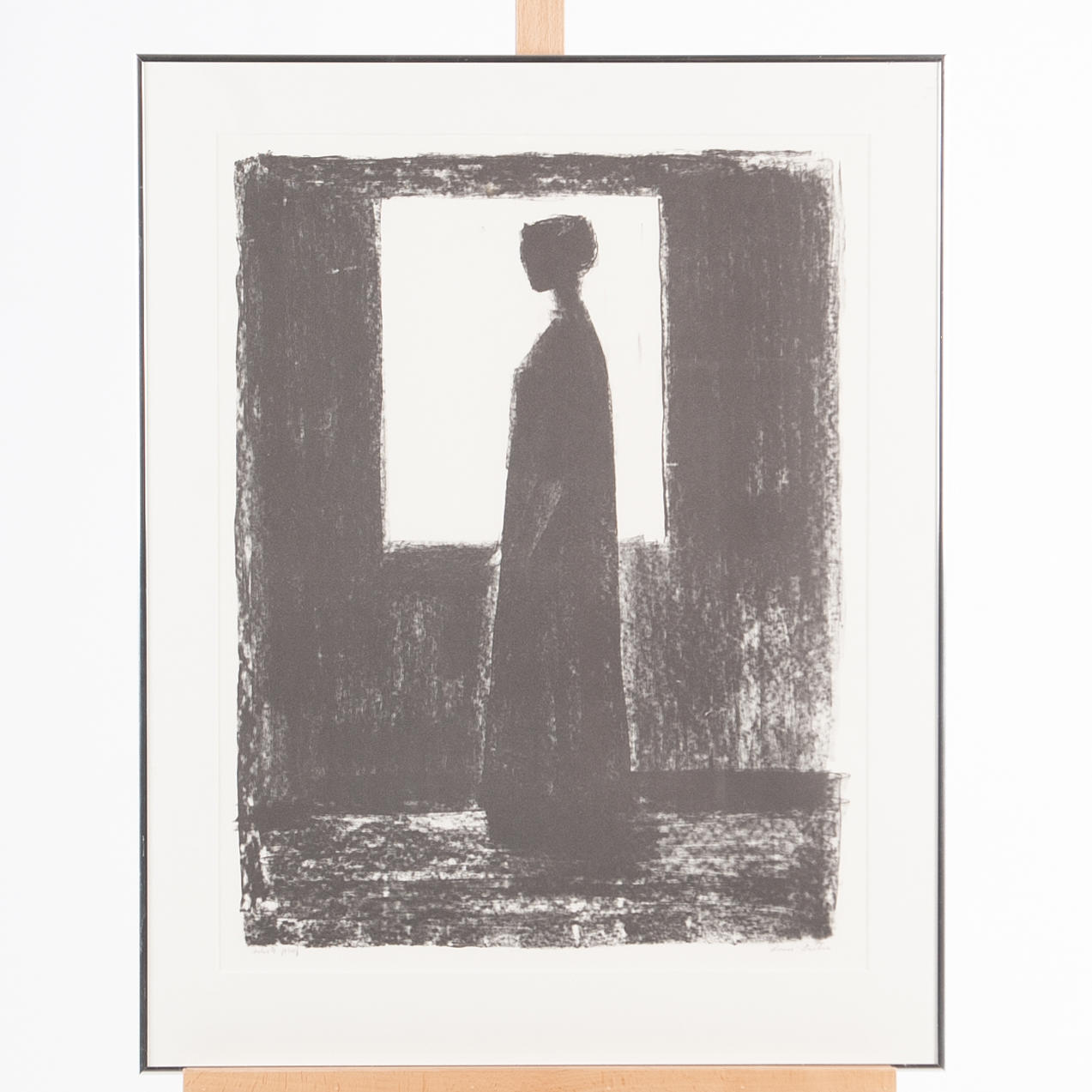 LOUIS BASTIN. Lithograph, signed.