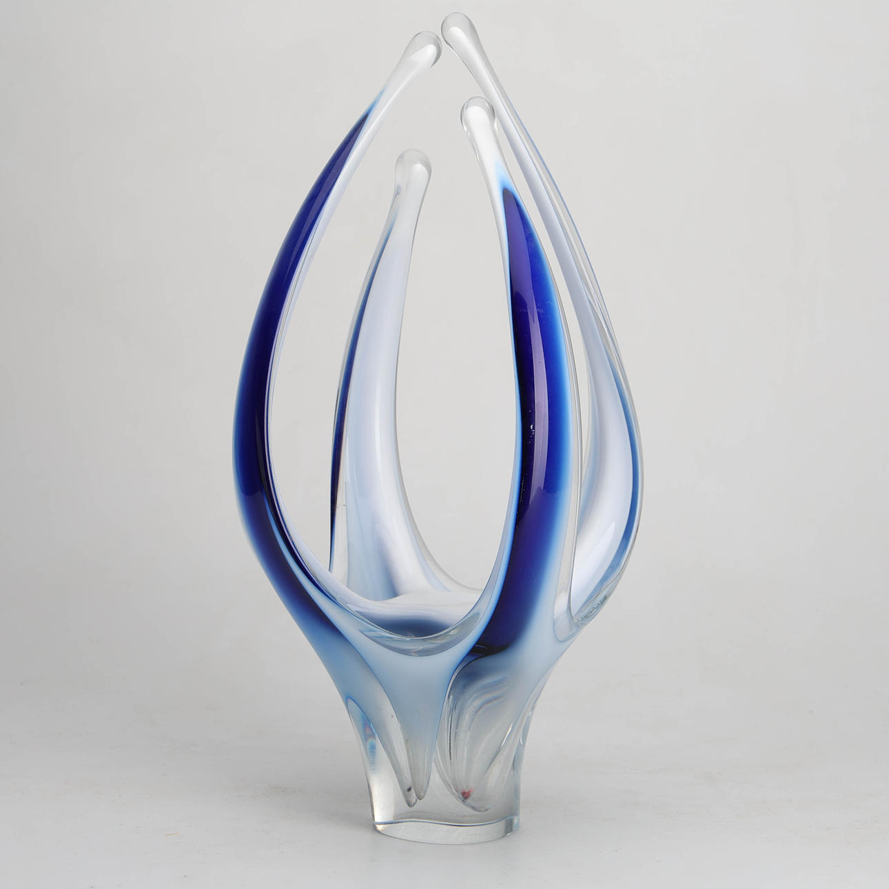 PAUL KEDELV. Coquille, Flygsfors Glashütte.