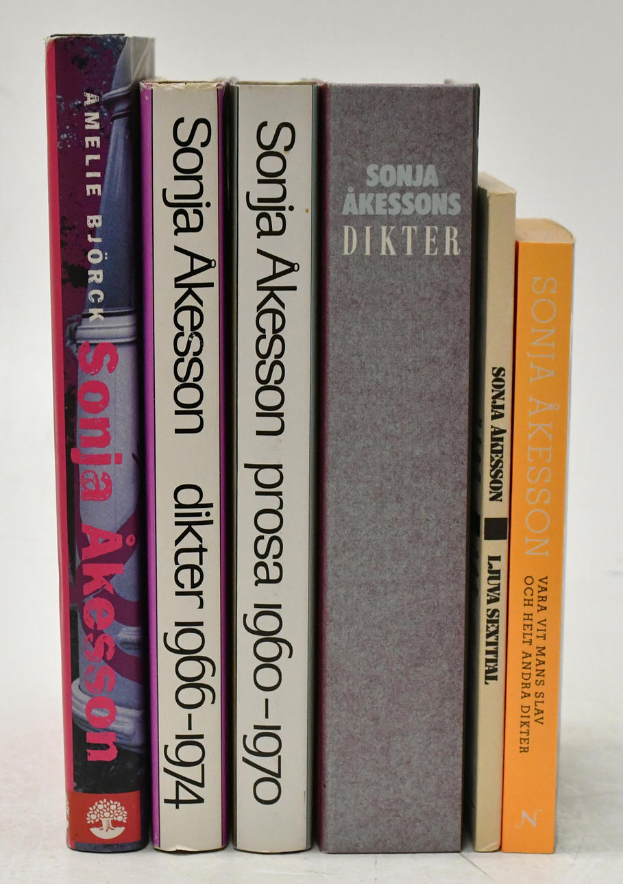 Sonja Åkesson. 6 vols.