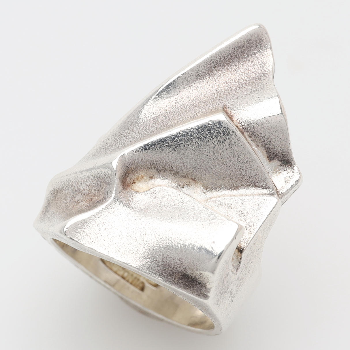 BJÖRN WECKSTRÖM. Ein Ring aus Sterlingsilber aus Lapponia, 1992.