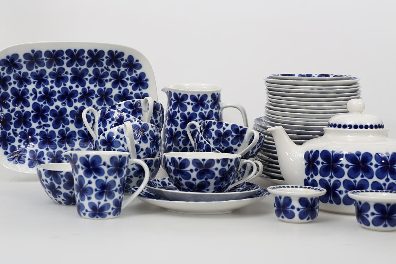 SERVISDELAR, porslin, "Mon Amie", 41 delar, Rörstrand.