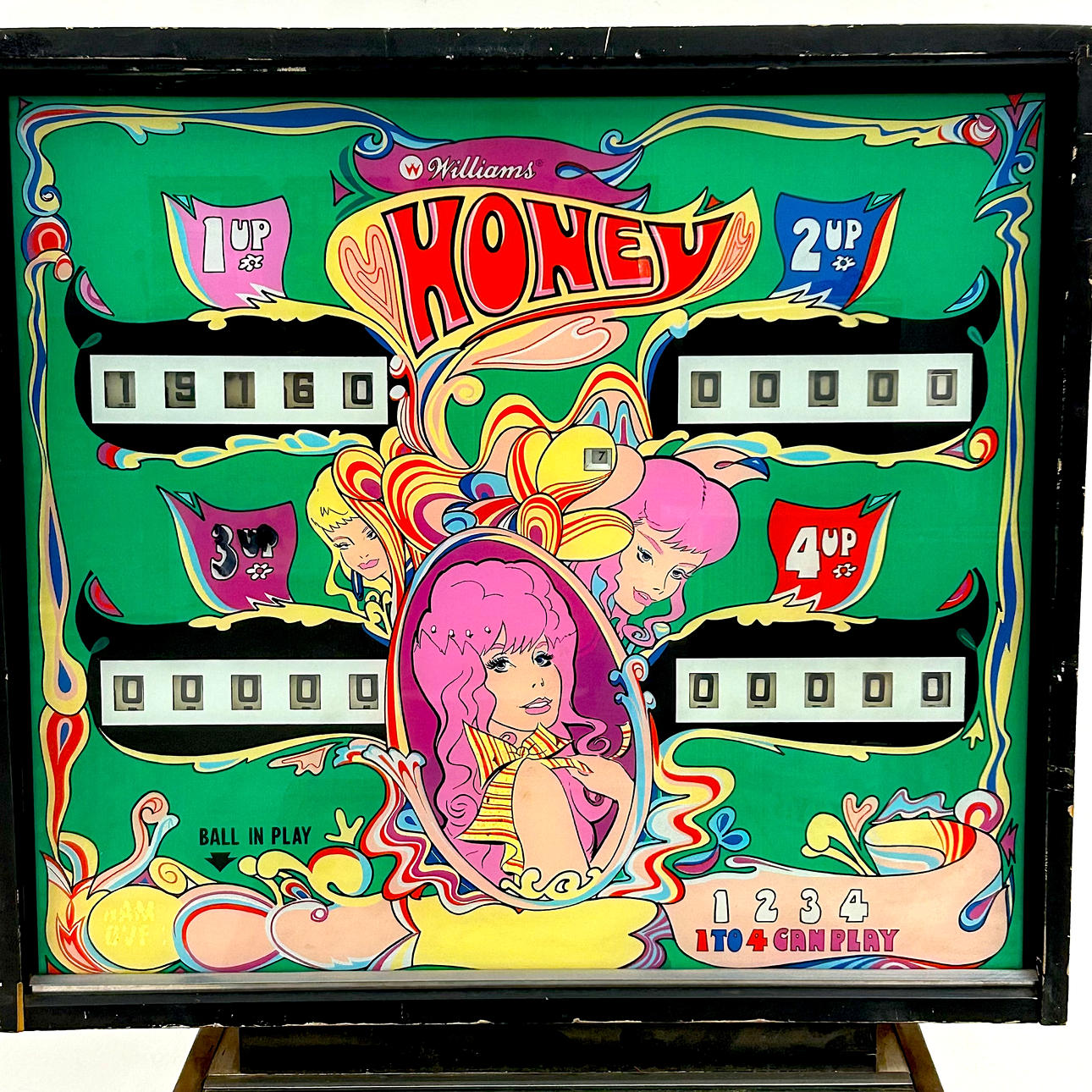 FLIPPERSPEL, "Honey", Williams, USA. 1972.