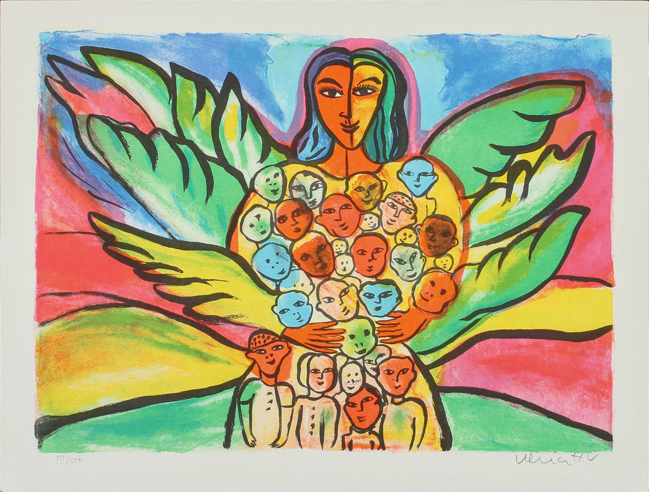 ULRICA HYDMAN VALLIEN. färglitografi, sign o numr 151/500.