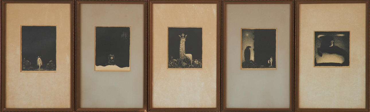 JOHN BAUER. “Troll”, 5 pcs.