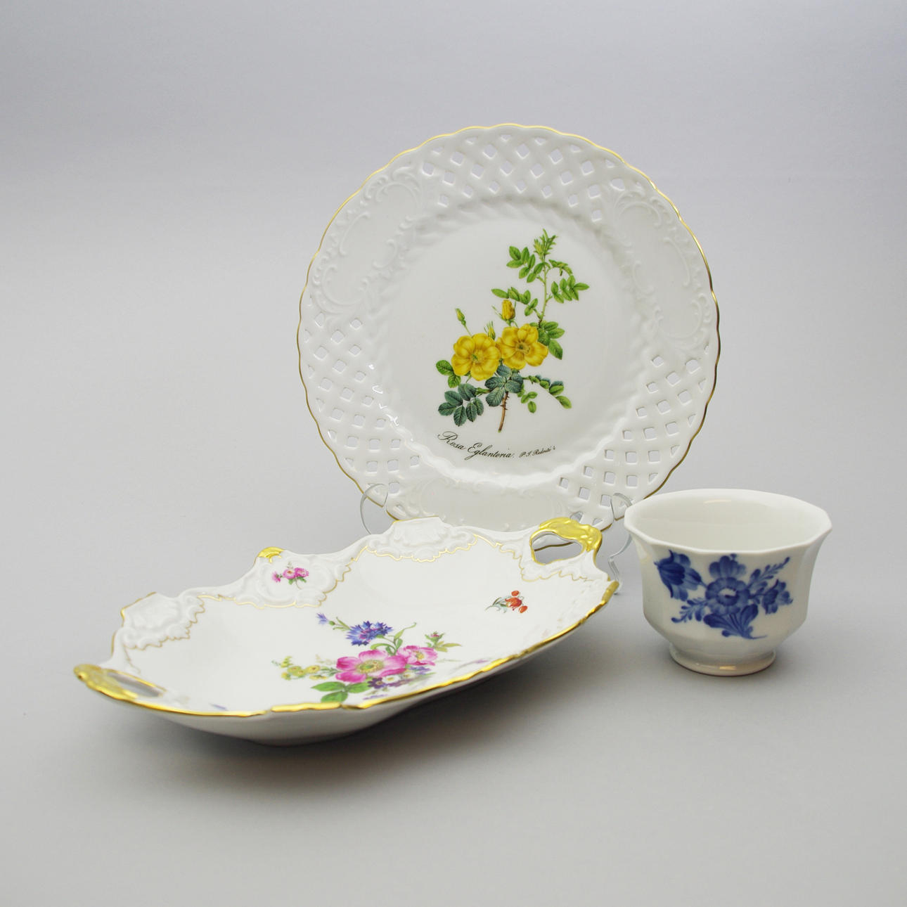 TALLRIK SAMT SKÅLAR, porslin, bl.a. Royal Copenhagen och Kaiser.