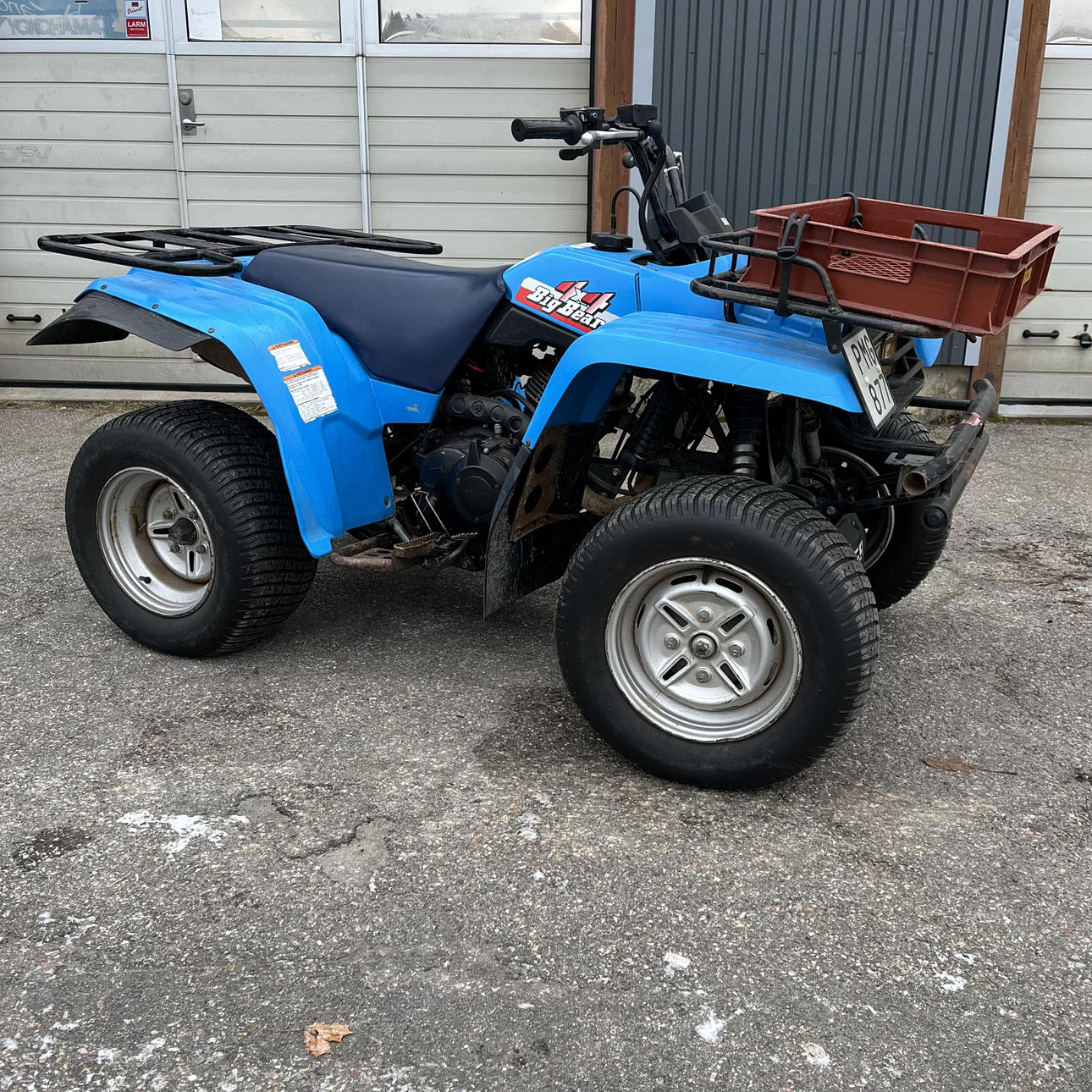 FYRHJULING, Yamaha Big Bear 350 4X4.