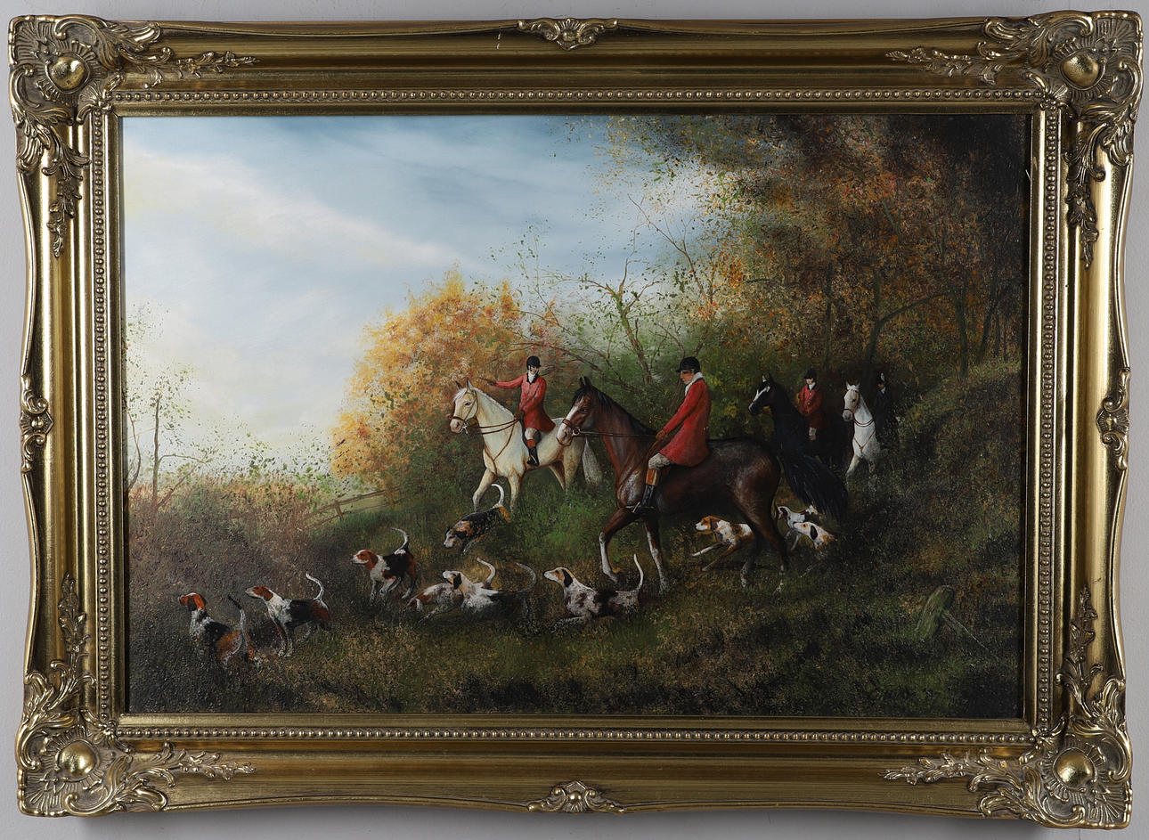 HEYWOOD HARDY (1842-1933). EFTER. JAKTSCEN.